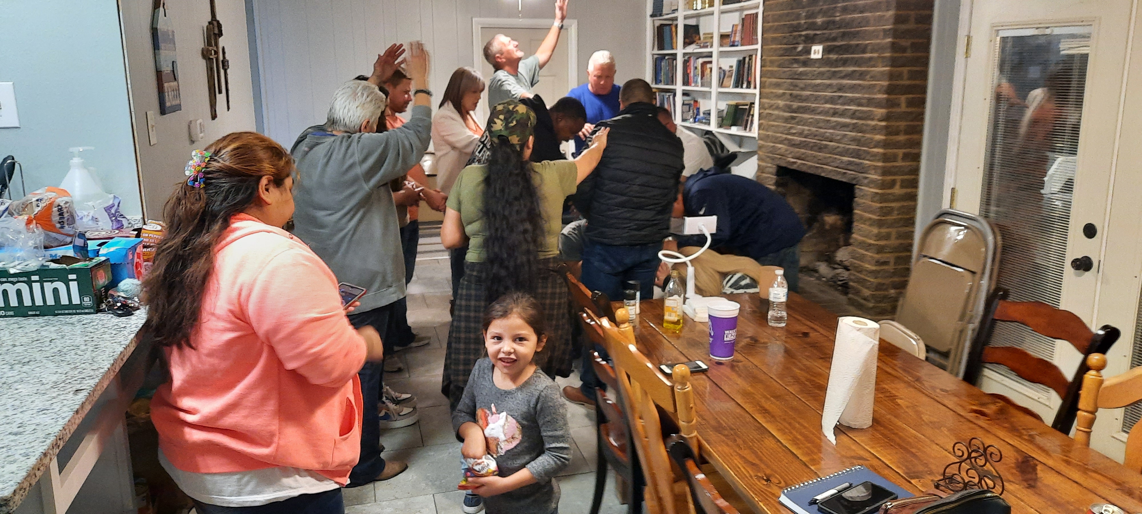 House meeting and prayer