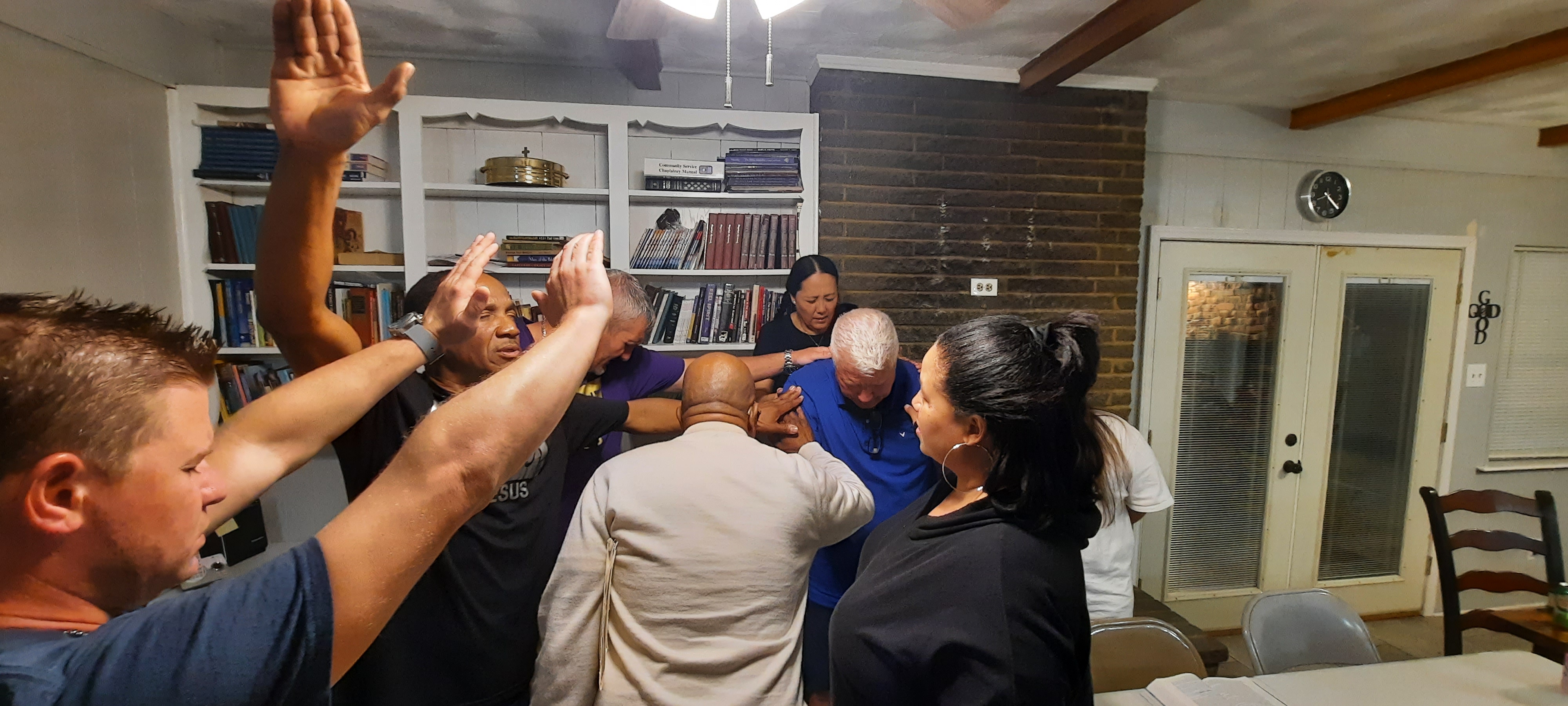 Prayer for healing at Liberty Place