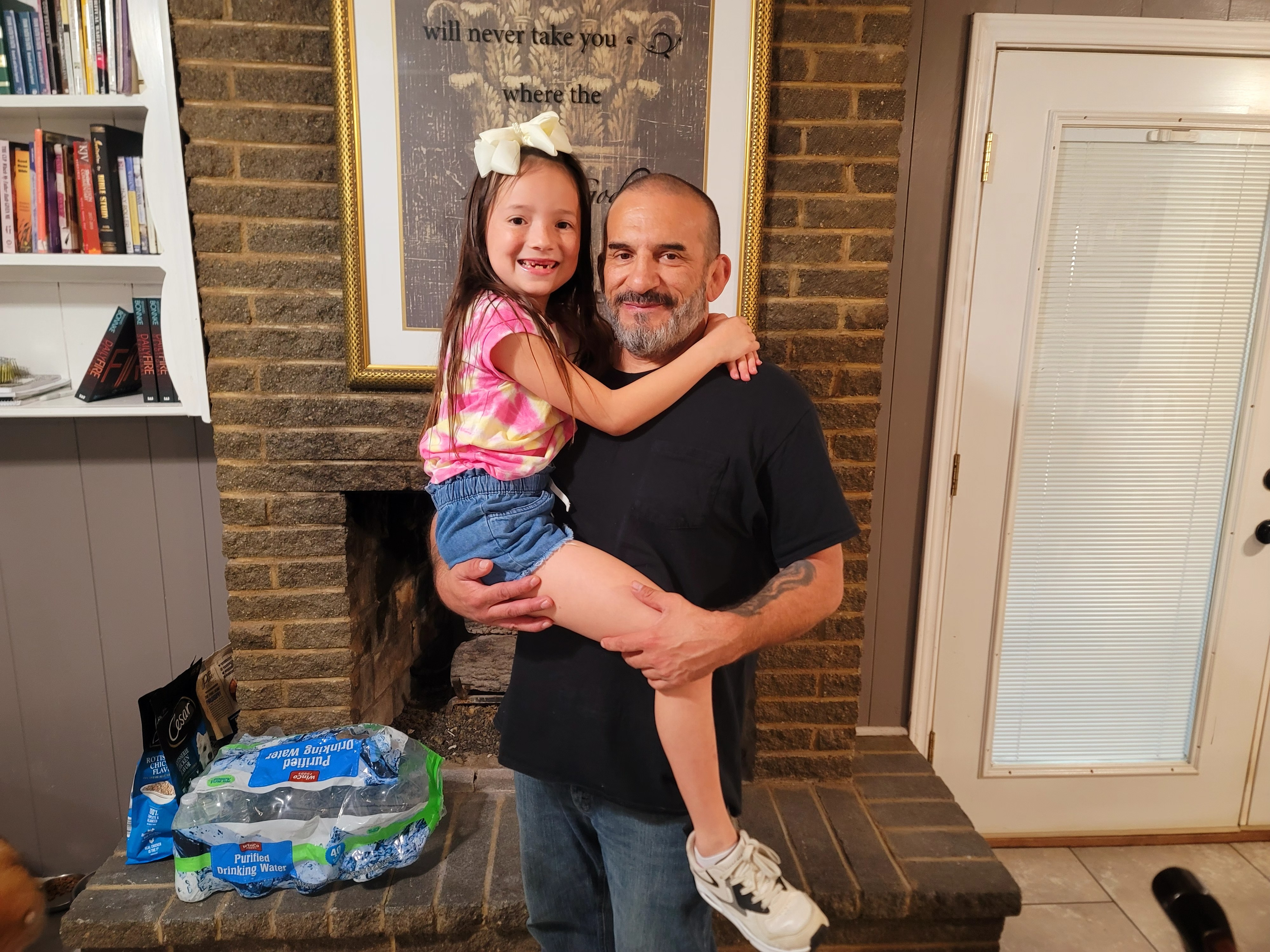Christopher and daughter at Easter